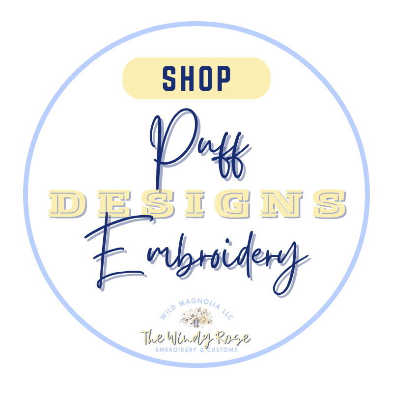 Puff Embroidery Designs