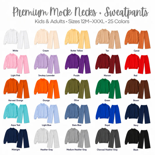 Premium Cotton Sweatpants with Pockets | PRE-ORDER | 25 Colors