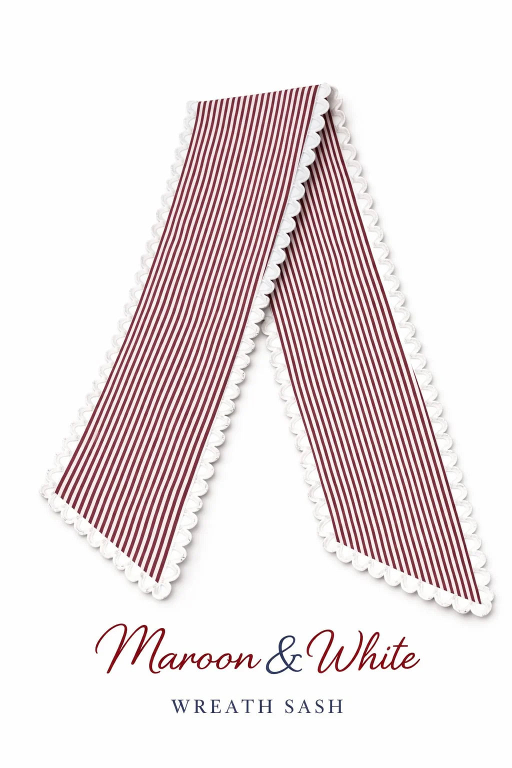 PREORDER | Game Day Wreath Sashes-- Ric Rac