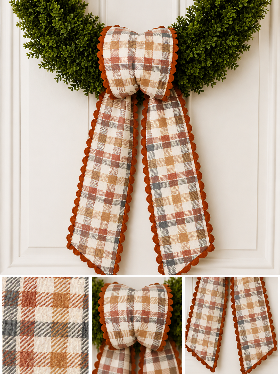 PREORDER | FALL BOW WREATH SASH -- Ric Rac