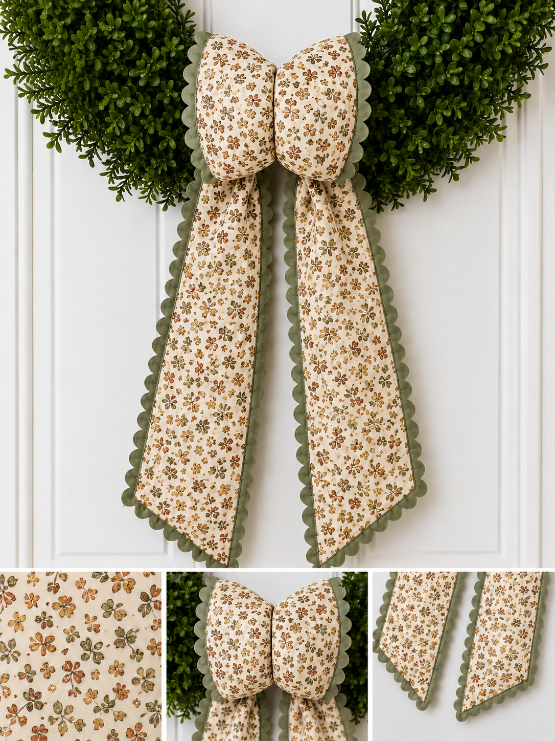 PREORDER | FALL BOW WREATH SASH -- Ric Rac