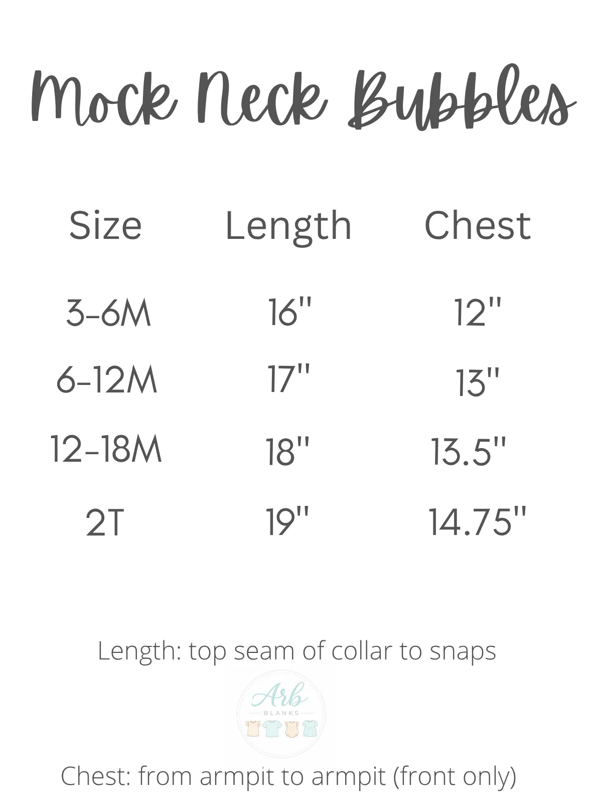 Premium Solid Mock Neck Baby Bubble | PRE-ORDER | 25 Colors