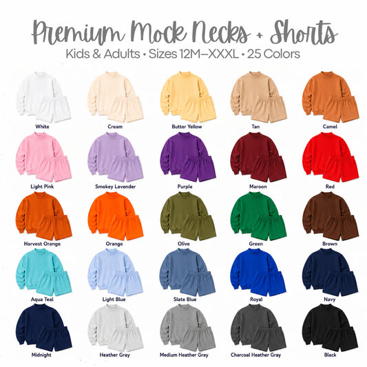 Premium Cotton Shorts with Pockets | PRE-ORDER | 25 Colors